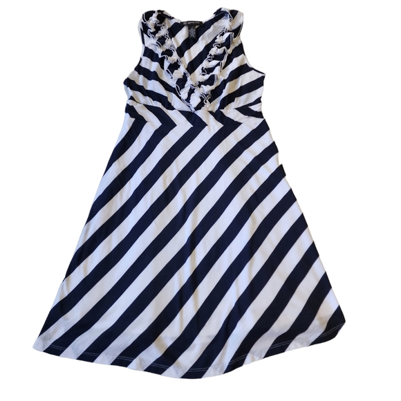 International Concepts Petite Blue And White Summer Dress Sz S NWT - Picture 1 of 6